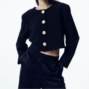 Hm crop jacket